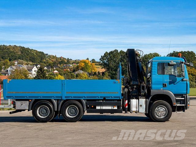 MAN TGA 26.390 * PRITSCHE 5,50 m * 6x4 * KRAN/ FUNK! Caminhões guindaste