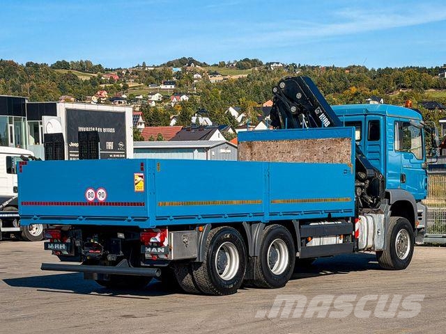 MAN TGA 26.390 * PRITSCHE 5,50 m * 6x4 * KRAN/ FUNK! Caminhões guindaste