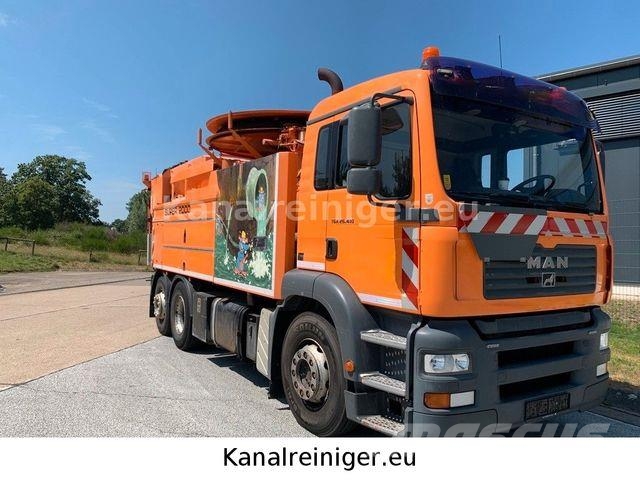 MAN TGA 26.410 6x2 Wiedemann Super 2000, Recycler Kombinuotos paskirties / vakuuminiai sunkvežimiai