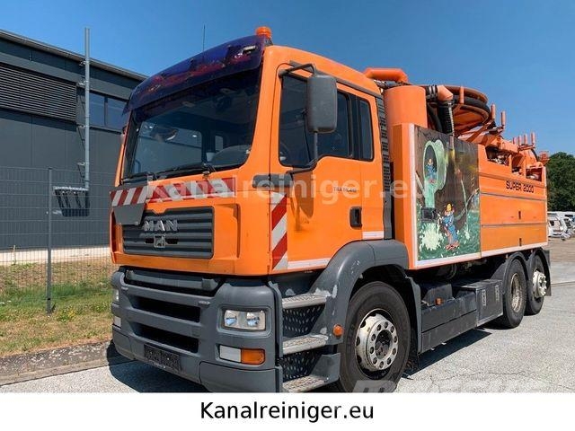 MAN TGA 26.410 6x2 Wiedemann Super 2000, Recycler Kombinuotos paskirties / vakuuminiai sunkvežimiai