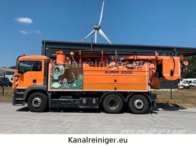 MAN TGA 26.410 6x2 Wiedemann Super 2000, Recycler Kombinuotos paskirties / vakuuminiai sunkvežimiai
