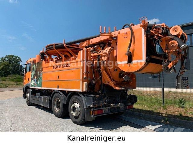MAN TGA 26.410 6x2 Wiedemann Super 2000, Recycler Kombinuotos paskirties / vakuuminiai sunkvežimiai
