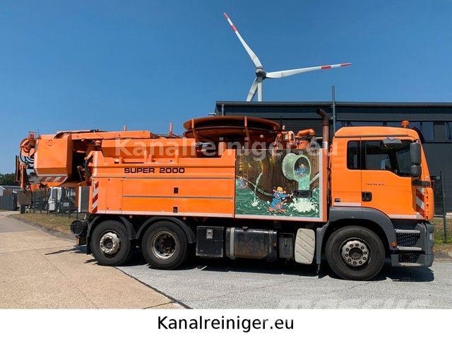MAN TGA 26.410 6x2 Wiedemann Super 2000, Recycler Kombinuotos paskirties / vakuuminiai sunkvežimiai
