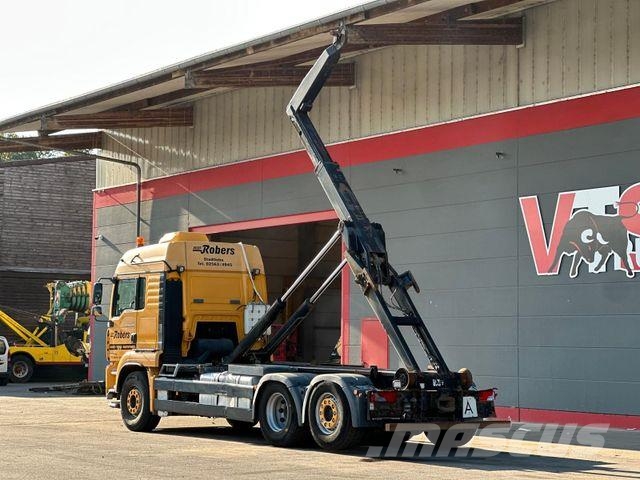 MAN TGA 26.480 6x2-2 BL VDL S-21 Schubarm AK 훅 리프트 트럭