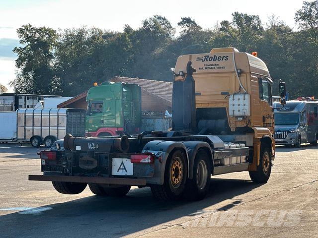 MAN TGA 26.480 6x2-2 BL VDL S-21 Schubarm AK 훅 리프트 트럭