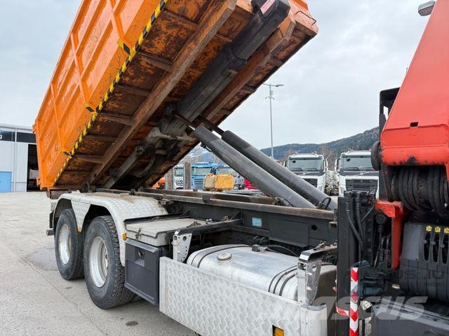 MAN TGA 28.410 6X2 Abrollkipper Kran PK 16502 18m Kroghejs