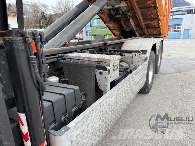 MAN TGA 28.410 6X2 Abrollkipper Kran PK 16502 18m Kroghejs