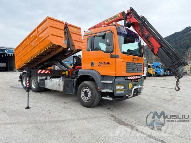 MAN TGA 28.410 6X2 Abrollkipper Kran PK 16502 18m Kroghejs
