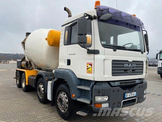 MAN TGA 32.360 STETTER 8M3 Caminhões de concreto