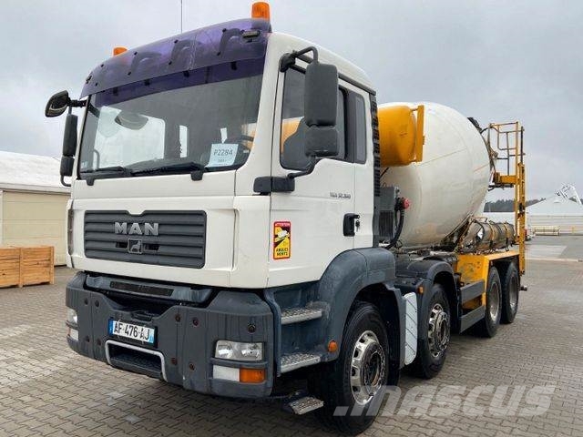 MAN TGA 32.360 STETTER 8M3 Caminhões de concreto