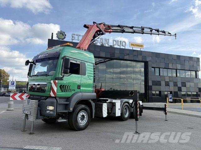 MAN Tga 33.440 6x4 Palfinger Pk 36002 Crane Tractor Автомобильные краны