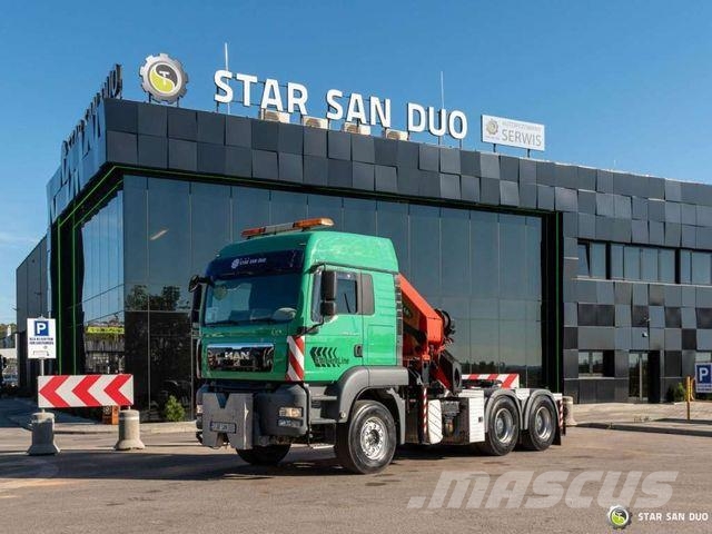 MAN Tga 33.440 6x4 Palfinger Pk 36002 Crane Tractor Автомобильные краны