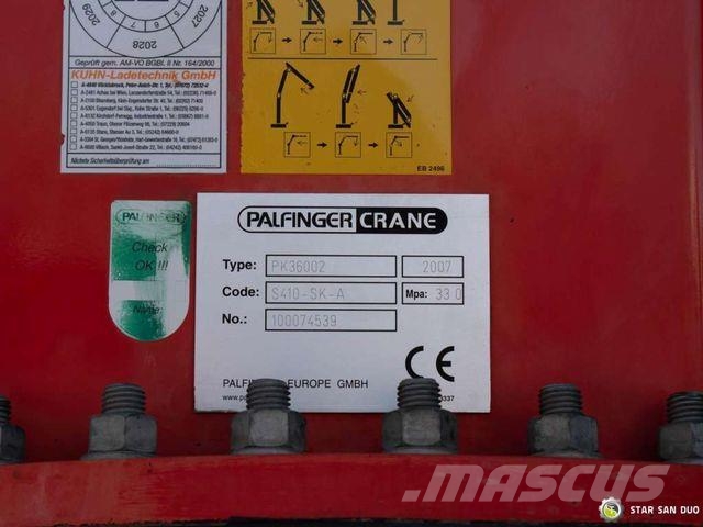MAN Tga 33.440 6x4 Palfinger Pk 36002 Crane Tractor Автомобильные краны