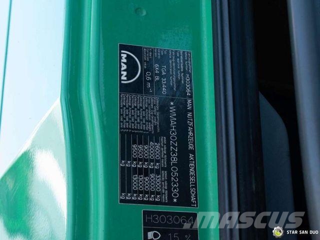 MAN Tga 33.440 6x4 Palfinger Pk 36002 Crane Tractor Vlačilci