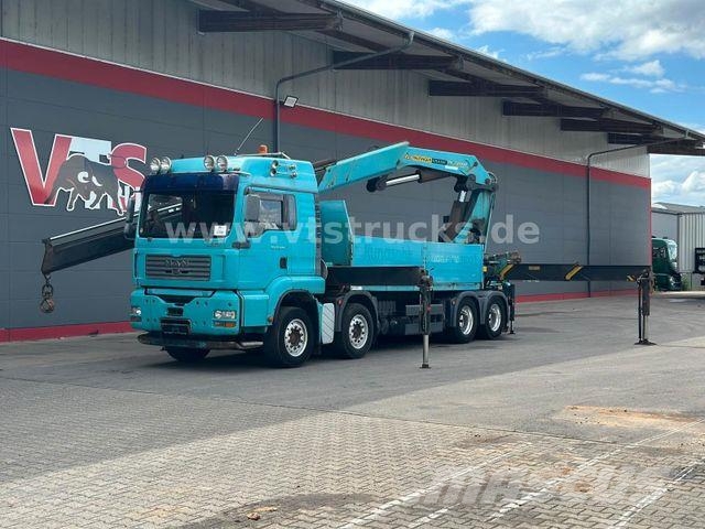 MAN TGA 35.430 8x4 BL Baustoff PALFINGER 72002 LK Flatbed / Dropside trucks