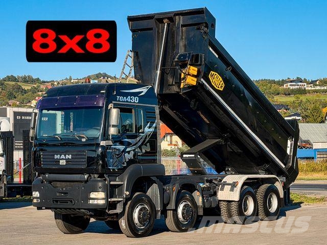 MAN TGA 41.430 * Kipper * 8x8 * TOPZUSTAND Camion benne