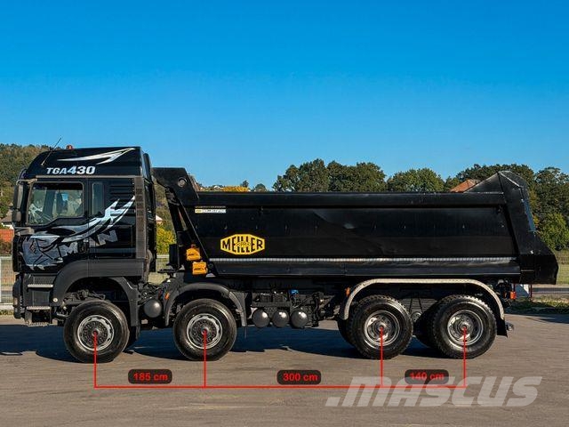 MAN TGA 41.430 * Kipper * 8x8 * TOPZUSTAND Camion benne