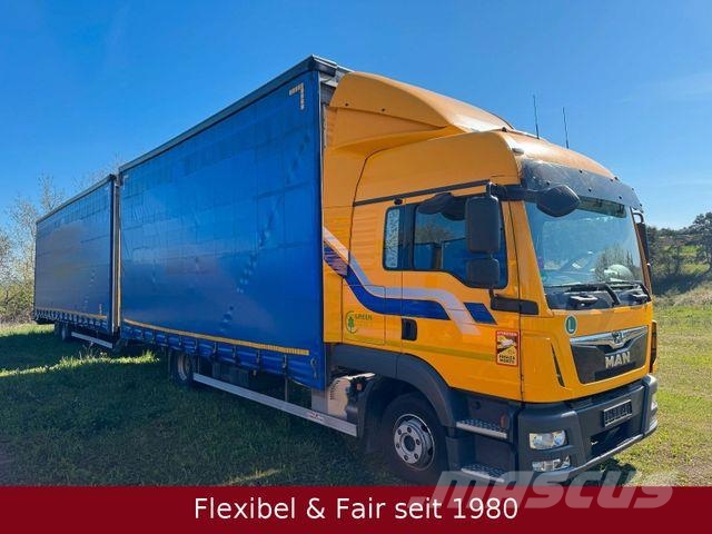 MAN TGL 10.220+H&amp;W Anhänger 6,45+9,10m.=120m³,1 Ha Otros camiones