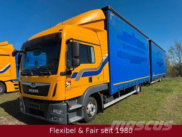 MAN TGL 10.220+H&amp;W Anhänger 6,45+9,10m.=120m³,1 Ha Otros camiones