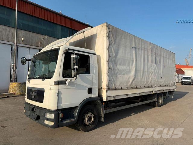 MAN TGL 12.180 * MOTORSCHADEN * EURO 5 * LBW * 7 M L Camión con caja abierta