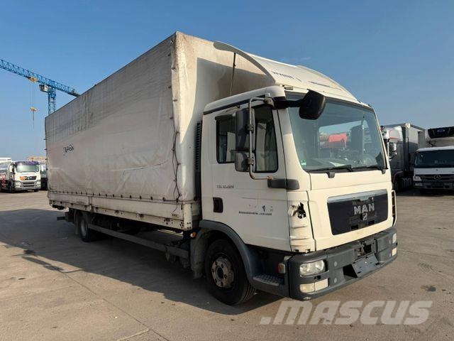 MAN TGL 12.180 * MOTORSCHADEN * EURO 5 * LBW * 7 M L Camión con caja abierta