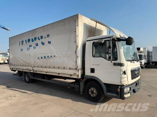 MAN TGL 12.180 * MOTORSCHADEN * EURO 5 * LBW * 7 M L Camión con caja abierta