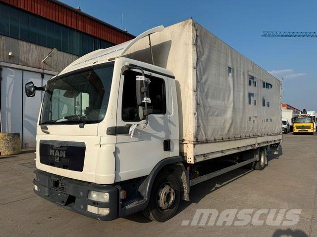 MAN TGL 12.180 * MOTORSCHADEN * EURO 5 * LBW * 7 M L Camión con caja abierta