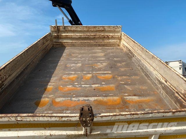 MAN TGL 12.220 I TOP*HIAB 077*FUNK*MEILLER 3-S*Klima Camiones bañeras basculantes o volquetes