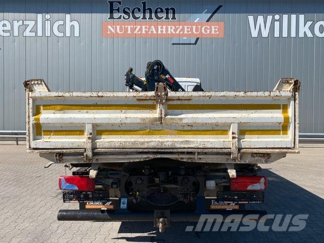 MAN TGL 12.220 I TOP*HIAB 077*FUNK*MEILLER 3-S*Klima Camiones bañeras basculantes o volquetes