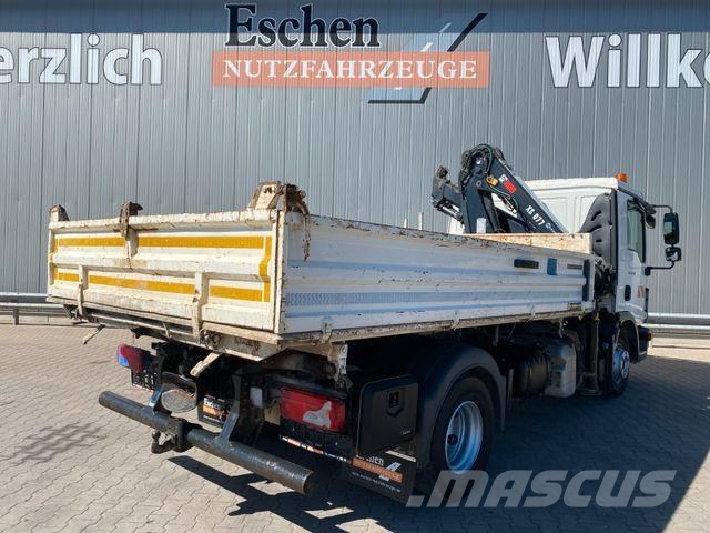 MAN TGL 12.220 I TOP*HIAB 077*FUNK*MEILLER 3-S*Klima Camiones bañeras basculantes o volquetes