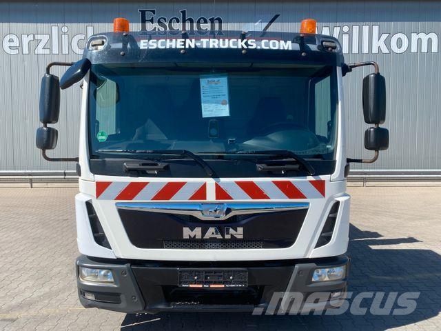 MAN TGL 12.220 I TOP*HIAB 077*FUNK*MEILLER 3-S*Klima Camiones bañeras basculantes o volquetes