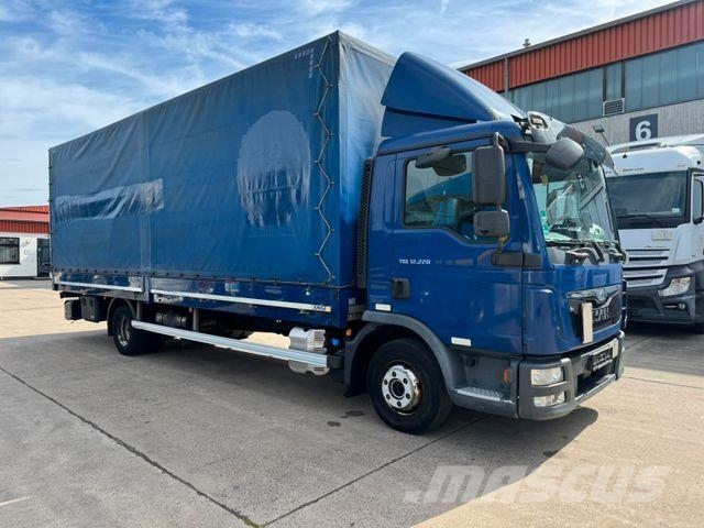 MAN TGL 12.220 * PR.PL * KLIMA * LBW 1,5 T*AUTOMATK Curtain sider trucks