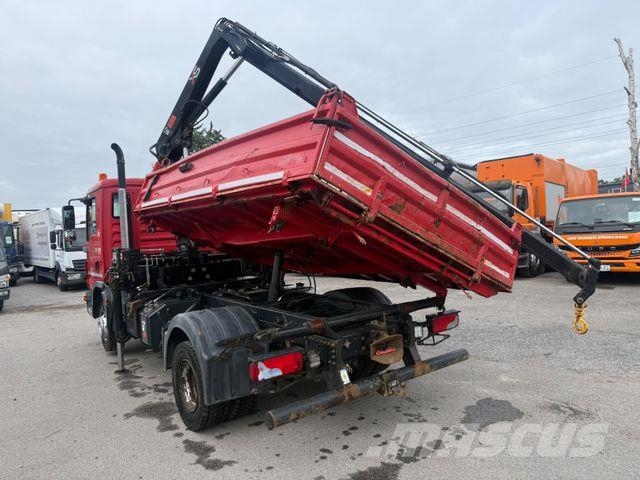 MAN TGL 12.220BB Meiller+Kran-HiabXS077CL/Euro5 Kipper
