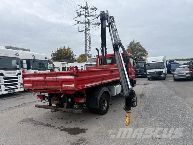 MAN TGL 12.220BB Meiller+Kran-HiabXS077CL/Euro5 Kipper