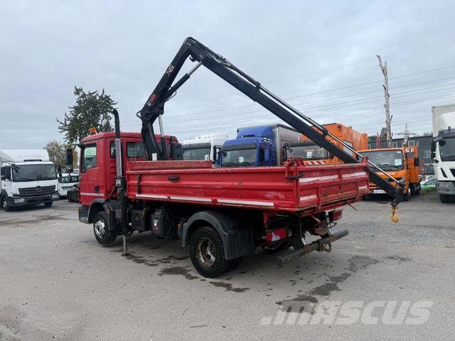 MAN TGL 12.220BB Meiller+Kran-HiabXS077CL/Euro5 Kipper