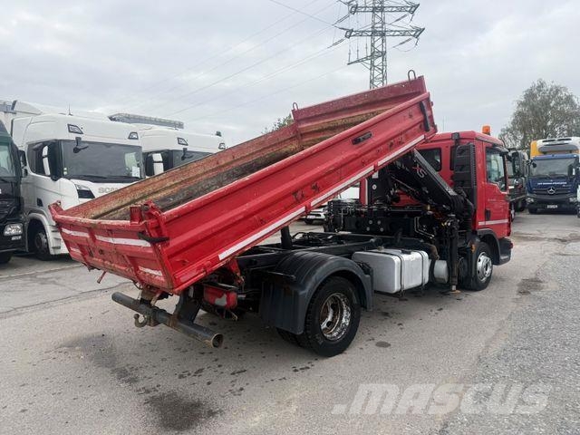 MAN TGL 12.220BB Meiller+Kran-HiabXS077CL/Euro5 Kipper