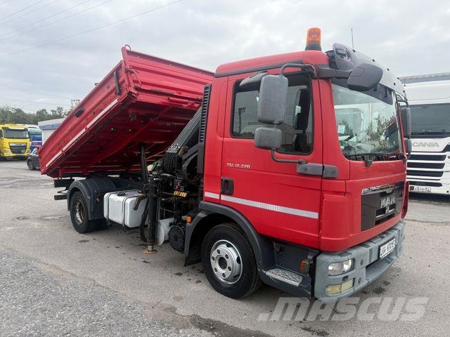 MAN TGL 12.220BB Meiller+Kran-HiabXS077CL/Euro5 Kipper