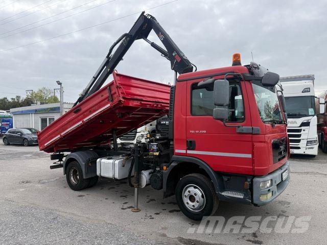 MAN TGL 12.220BB Meiller+Kran-HiabXS077CL/Euro5 Kipper