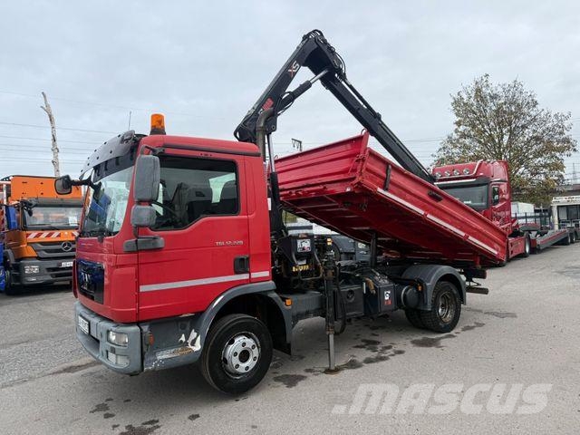 MAN TGL 12.220BB Meiller+Kran-HiabXS077CL/Euro5 Kipper
