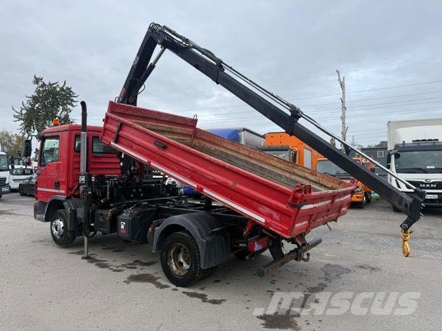 MAN TGL 12.220BB Meiller+Kran-HiabXS077CL/Euro5 Kipper