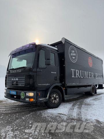 MAN TGL 12.240 4X2BL E3 BLATT LUFT LADEBORDWAND ABS Товарни камиони за напитки