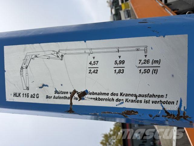 MAN TGL 12.250 4X2 BL Kran MKG 116 a2 Darus teherautók