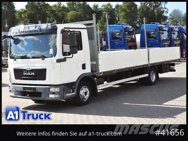 MAN TGL 12.250 BL, Automatik Klima, AHK, 7,3m, 3 Si Platte bakwagens