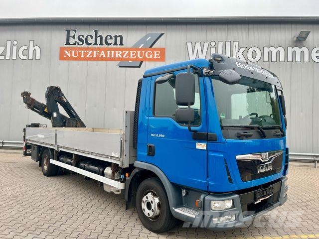 MAN TGL 12.250 | HIAB 099 BS-3*Funk*5&6 Kreis*AC*A Pritschenwagen/Pritschenwagen mit Seitenklappe