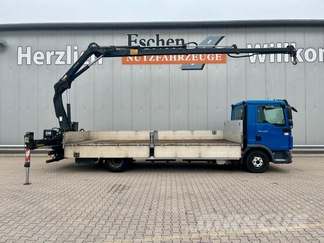 MAN TGL 12.250 | HIAB 099 BS-3*Funk*5&6 Kreis*AC*A Pritschenwagen/Pritschenwagen mit Seitenklappe