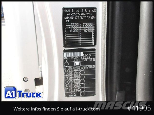 MAN TGL 12.250, Koffer, LBW, Luft, 3 Sitz, 1 Vorbesi Sanduk kamioni