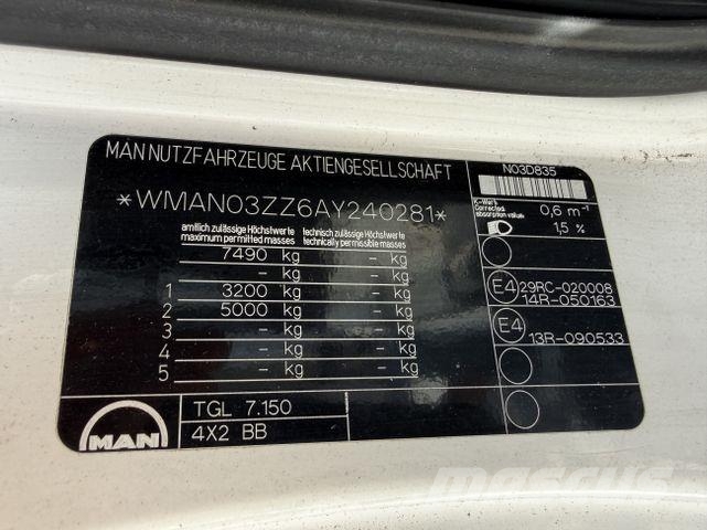 MAN TGL 7.150 4X2 BB Camión con caja abierta