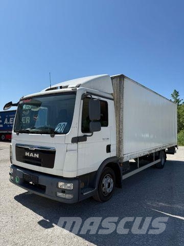 MAN TGL 7.180 Euro 5 Schaltung abs Blatt Blatt Camiones caja cerrada