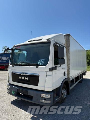 MAN TGL 7.180 Euro 5 Schaltung abs Blatt Blatt Camiones caja cerrada