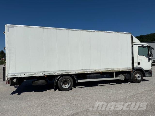 MAN TGL 7.180 Euro 5 Schaltung abs Blatt Blatt Camiones caja cerrada
